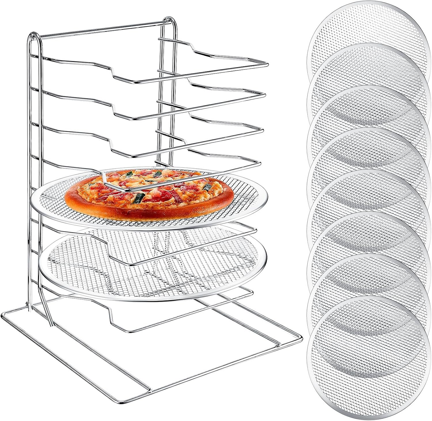 Kitchen Gadgets Hacks - Rak Pizza 8 Tingkat Dengan 8