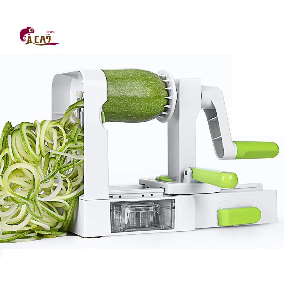 Spiralizer Vegetable Noodle - AEA9-Spiralizer Spiralizer Slicer Pembuat Zoodles Zucchini