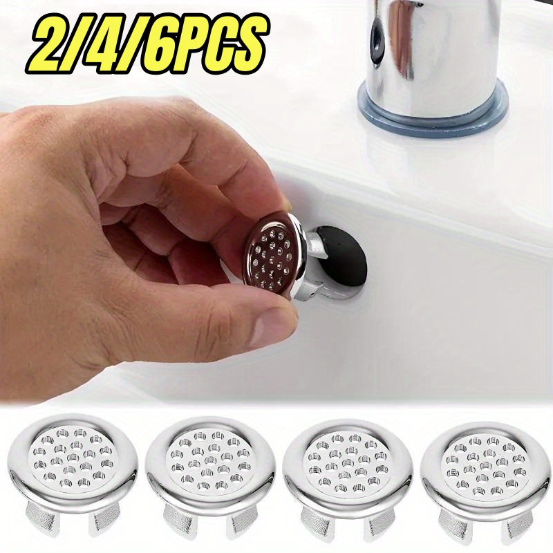 Kitchen Gadgets Hacks - 2/4/6pcs Penutup Lubang Pembuangan Wastafel Plastik