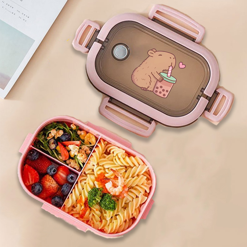 Food Storage Containers - Kotak Makan Siang Bento Capybara Anime
