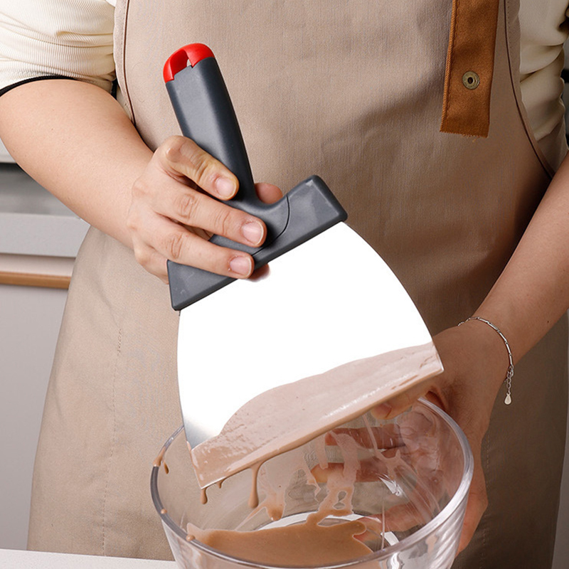 Quirky Kitchen Gadgets - Spatula Pelapis Pengikis Adonan Baja Tahan