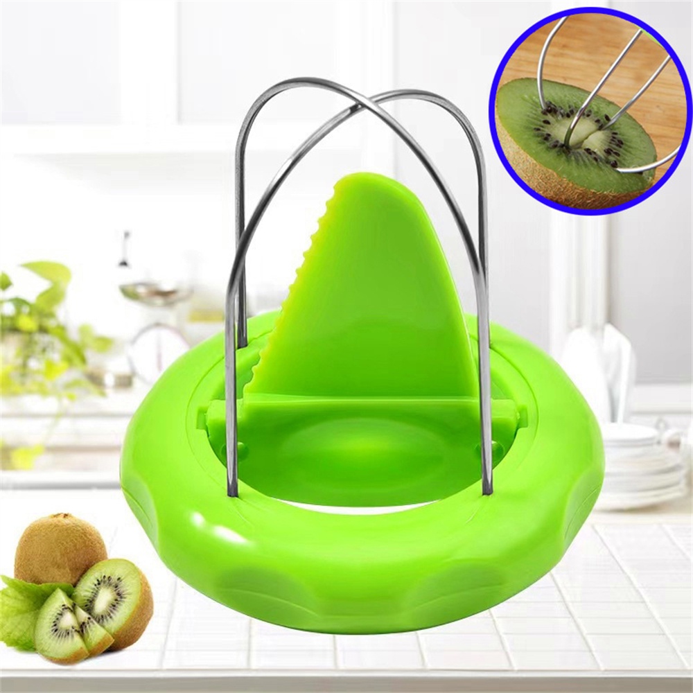 Kitchen Gadgets Hacks - Alat pemotong Kiwi pengiris, dapat dilepas