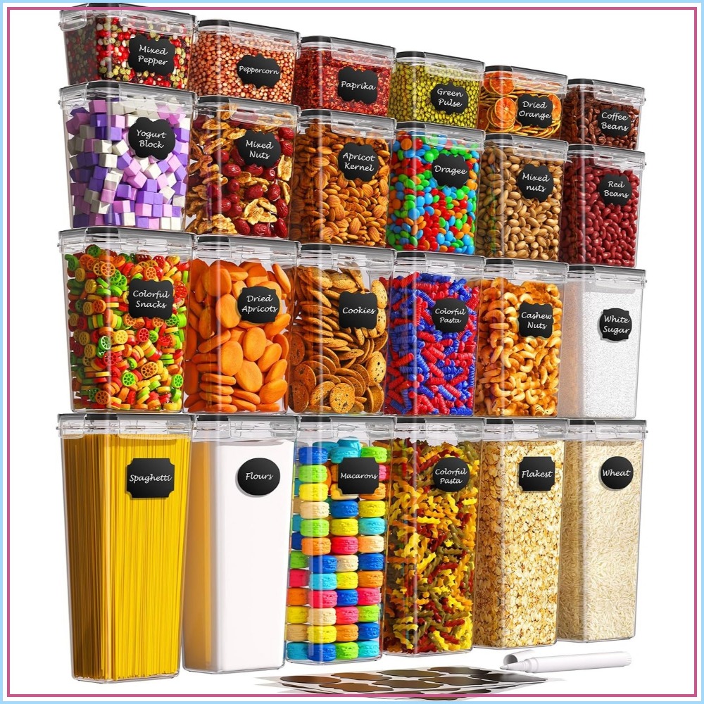 Food Storage Containers - 24 PCS Wadah Penyimpanan Makanan Kedap