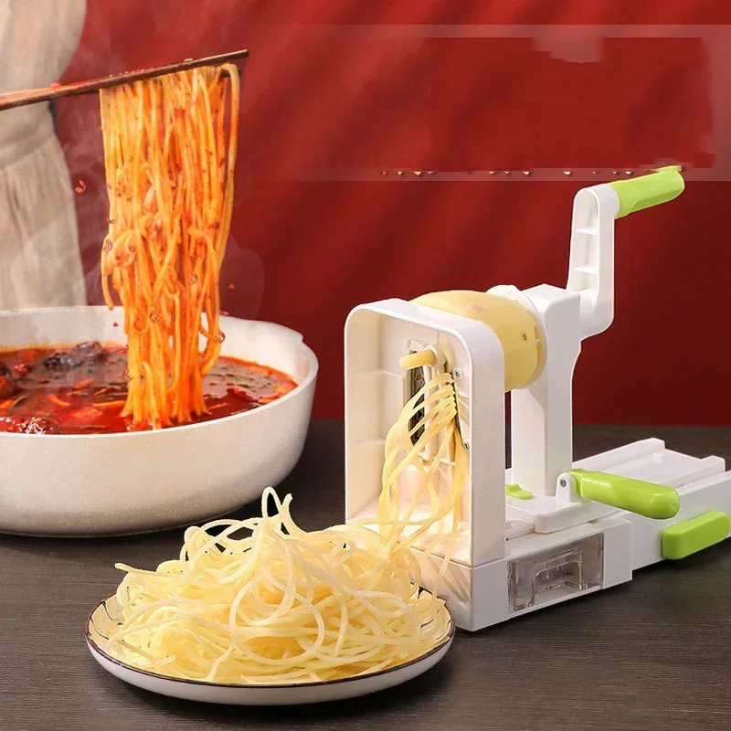 Spiralizer Vegetable Noodle - Parutan sayuran, alat dapur multifungsi, mesin