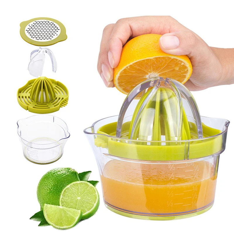 Citrus Lemon Squeezer - Pemeras Jeruk Manual dengan Cangkir Ukur