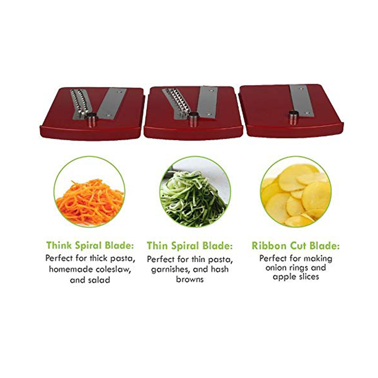 Penggiling Pengiris Tiga Pisau - Spiralizer Vegetable Noodle ulasan dan harga