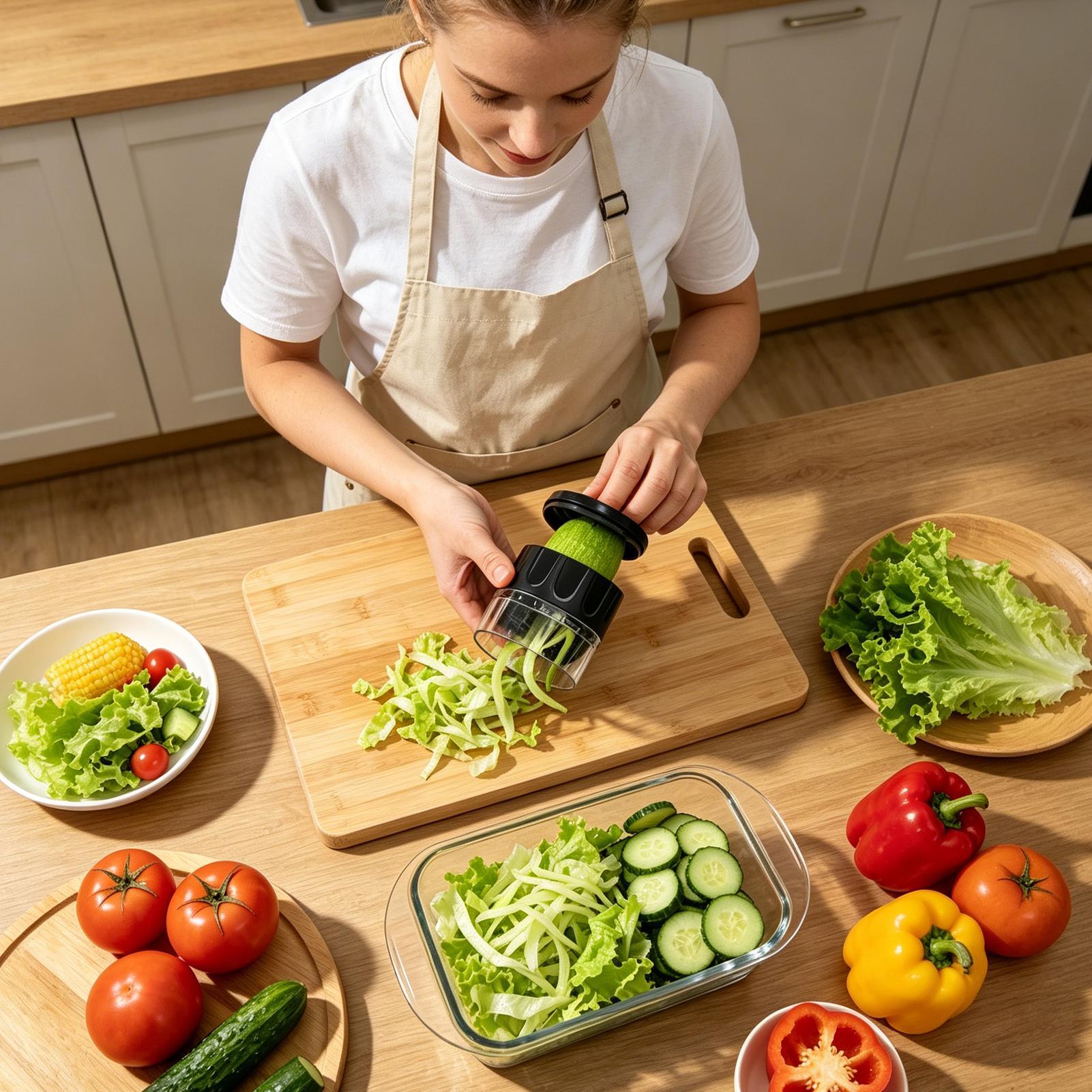 Pembuat Mie Spiralizer Zucchin - Spiralizer Vegetable Noodle ulasan dan harga
