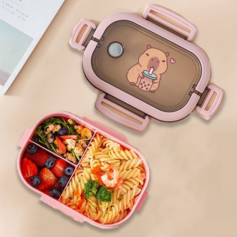 Kotak Makan Siang Bento Capyba - Food Storage Containers ulasan dan harga