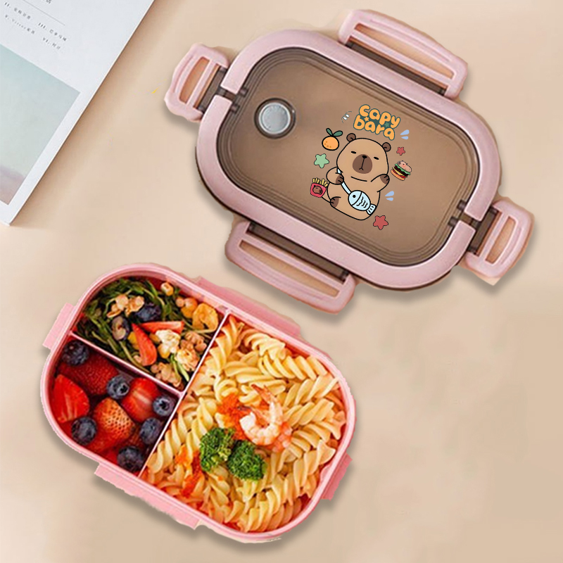 Kotak Makan Siang Bento Capyba - Food Storage Containers ulasan dan harga