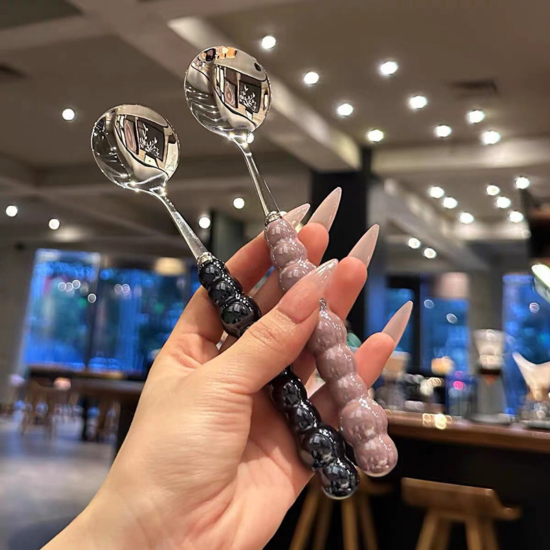 Sendok gagang mutiara baja tah - Quirky Kitchen Gadgets ulasan dan harga