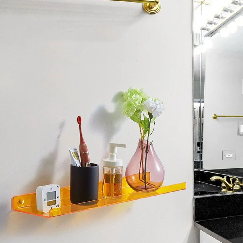 Rak mengambang akrilik warna-w - Kitchen Gadgets Hacks ulasan dan harga