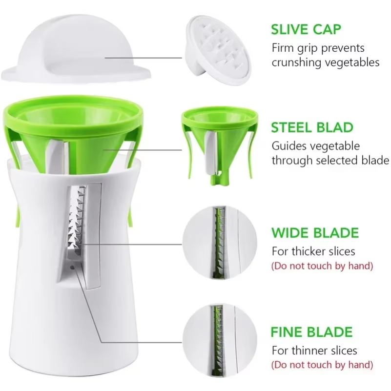 LMETJMA Alat Pengiris Sayuran  - Spiralizer Vegetable Noodle ulasan dan harga