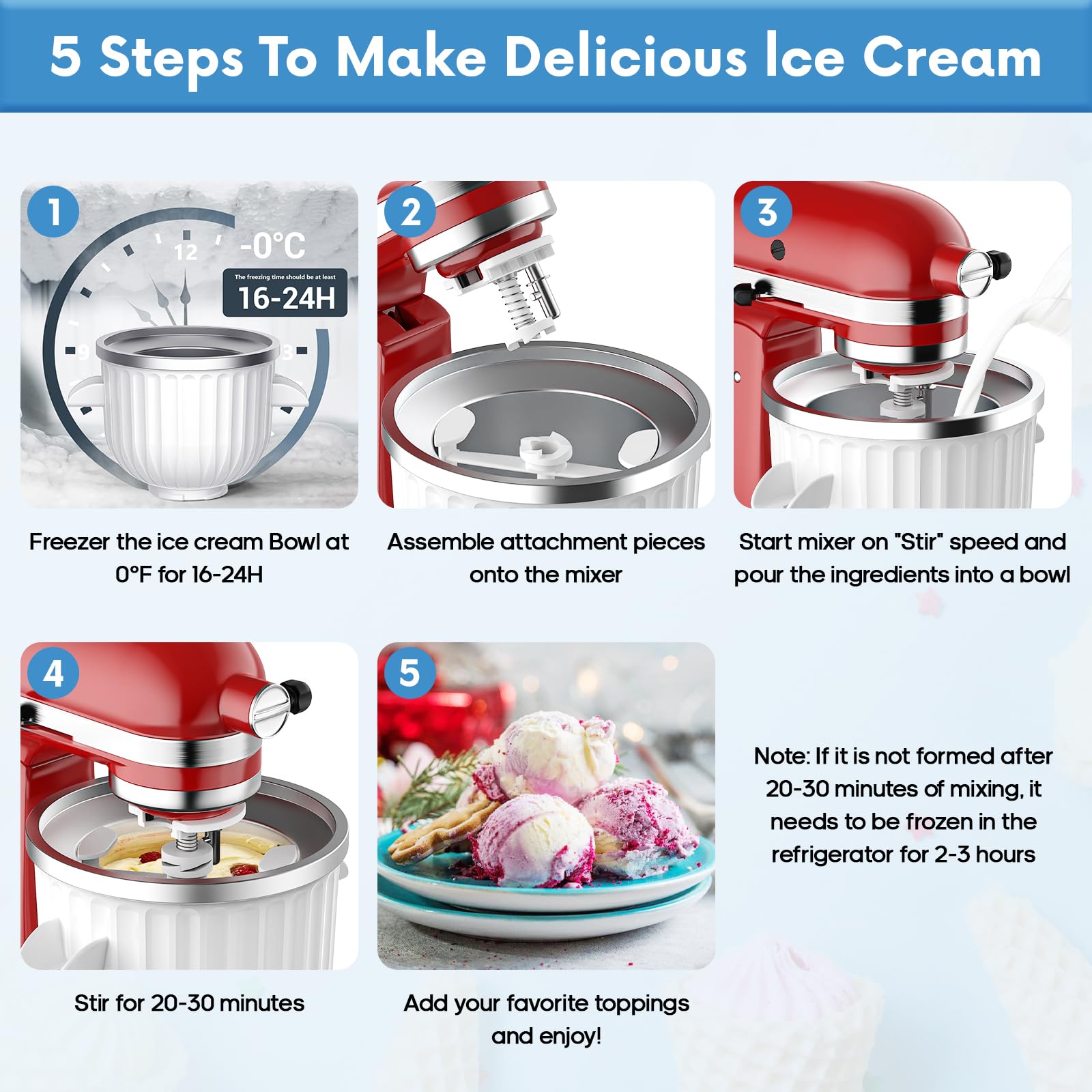 Aksesoris Pembuat Es Krim 2 Qu - Kitchen Gadgets Machine ulasan dan harga