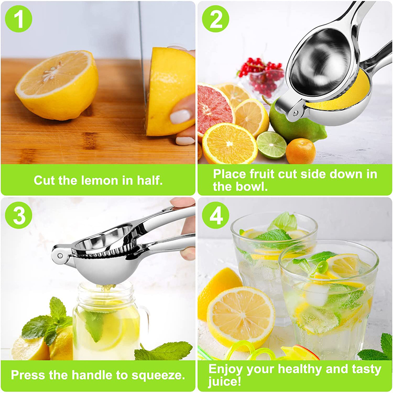 Pemeras Lemon Manual dari Padu - Citrus Lemon Squeezer ulasan dan harga