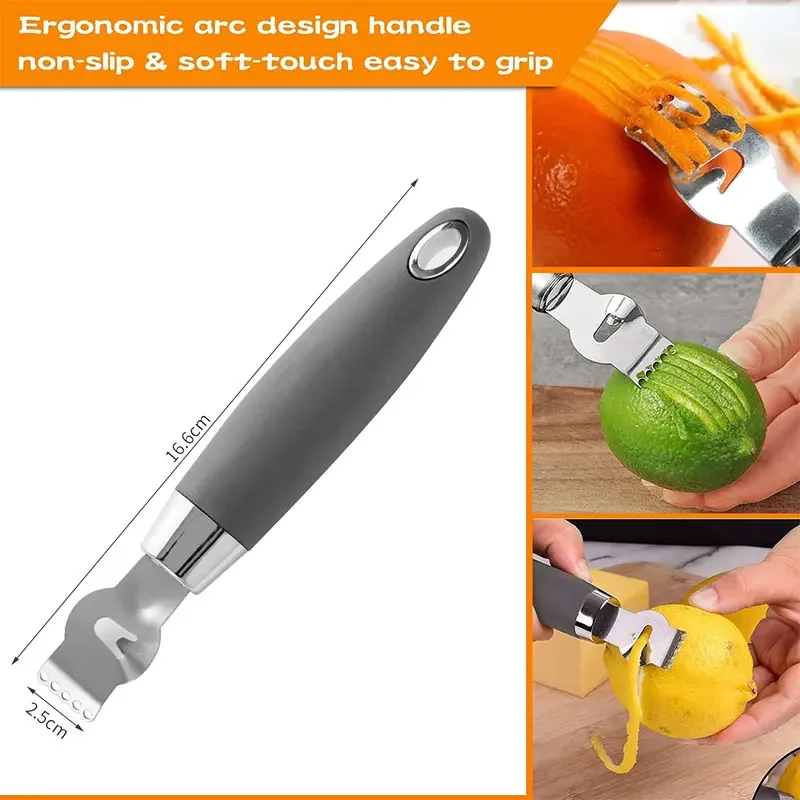 Alat parutan Lemon Citrus Zest - Kitchen Gadgets Hacks ulasan dan harga