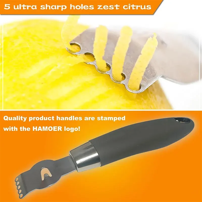 Alat parutan Lemon Citrus Zest - Kitchen Gadgets Hacks ulasan dan harga