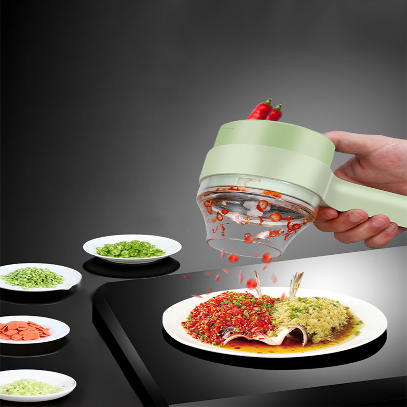 Set Pemotong Sayur Elektrik 4I - Kitchen Gadgets Machine ulasan dan harga