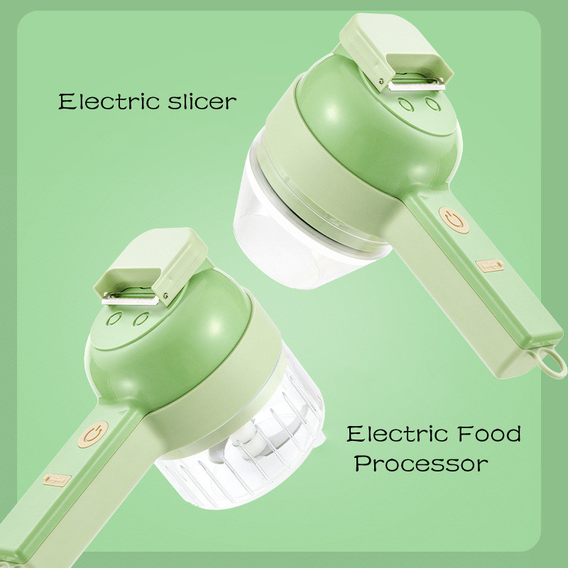 Set Pemotong Sayur Elektrik 4I - Kitchen Gadgets Machine ulasan dan harga