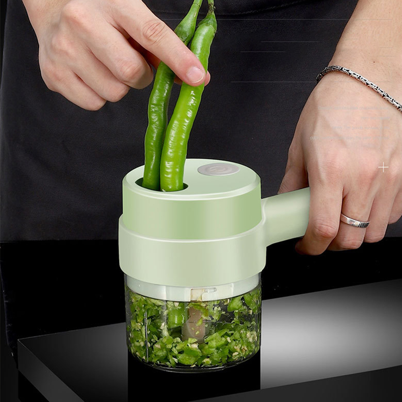 Set Pemotong Sayur Elektrik 4I - Kitchen Gadgets Machine ulasan dan harga