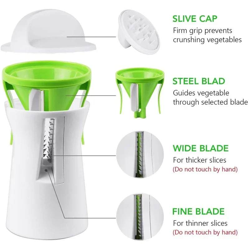 LMETJMA pengiris sayuran Spira - Spiralizer Vegetable Noodle ulasan dan harga