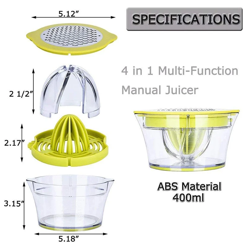 Pemeras Jeruk Manual dengan Ca - Citrus Lemon Squeezer ulasan dan harga